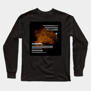 Control Flames Modern Dnd Dungeons and Dragons 5e Long Sleeve T-Shirt